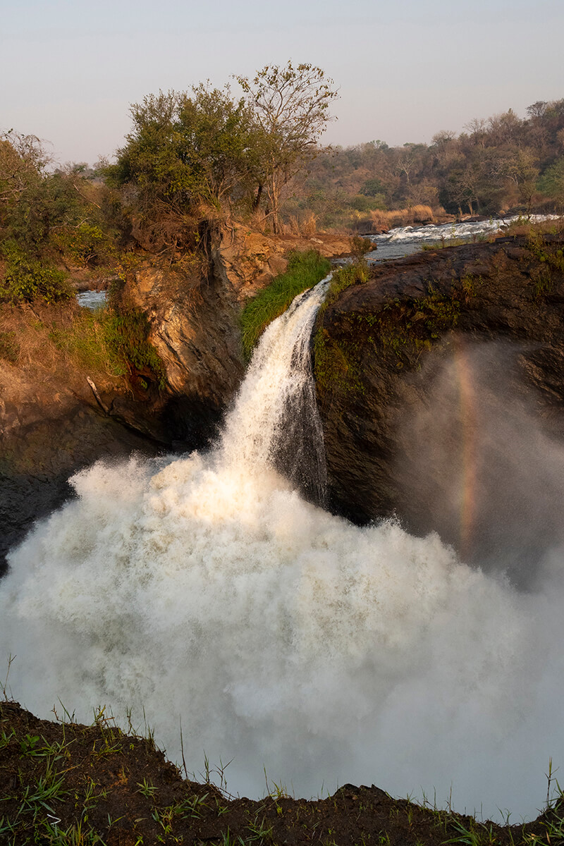 Top of the Murchison Falls waterfalls